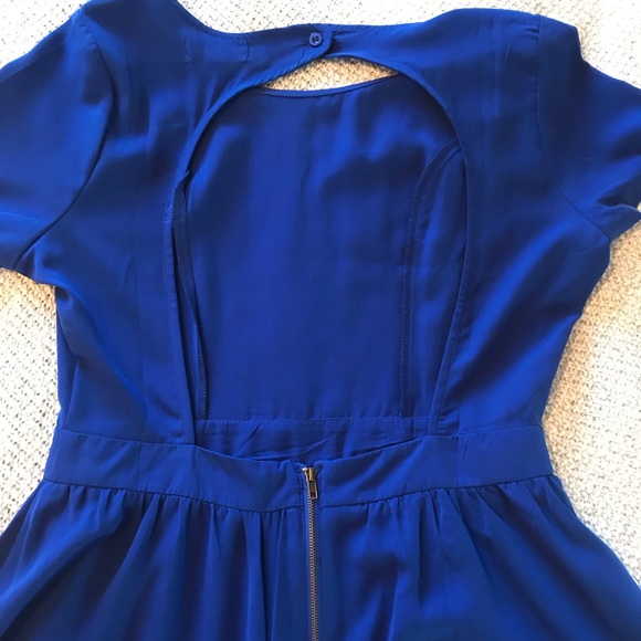 Blue open back sun dress - Picture 2 of 4